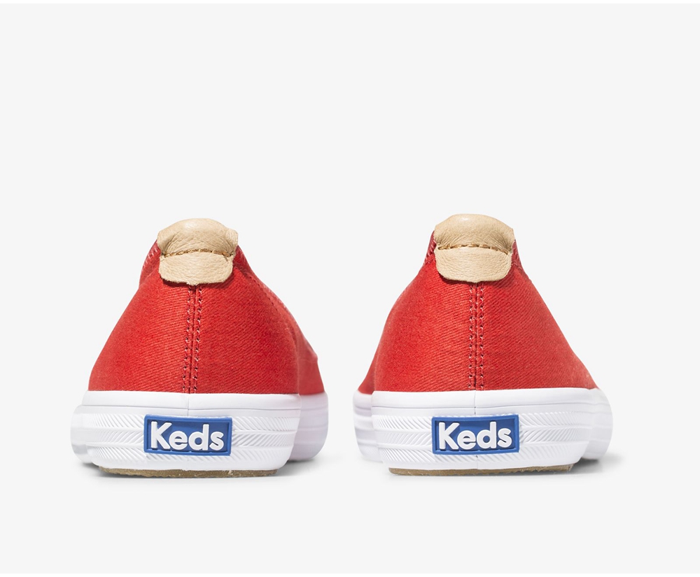 Slip Ons Keds Mujer Rojos - Bryn - 8631-CLAJV